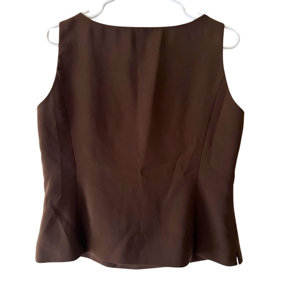 Jones New York Suit Women’s Brown Dressy Tank Top - Picture 2 of 8
